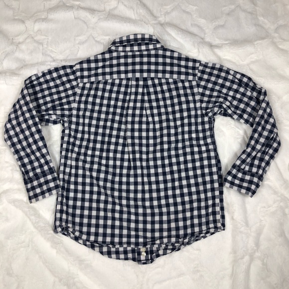 Chaps Blue Plaid Oxford Shirt size 5 - Picture 10 of 11